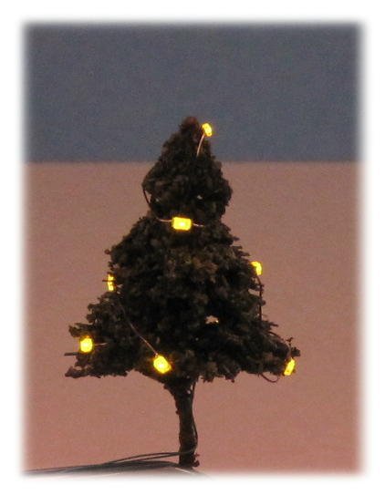 Weihnachtsbaum mit Licht