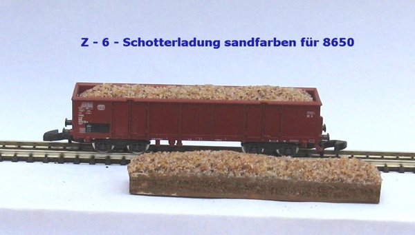 Z-6  -  Schotter - sandfarben